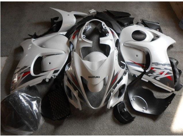 White Black 2008-2019 GSXR 1300 Hayabusa Motorcycle Fairings White Black 2008-2019 GSXR 1300 Hayabusa Motorcycle Fairings