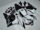 White Black 2009-2012 CBR600RR Motorcycle Fairing White Black 2009-2012 CBR600RR Motorcycle Fairing