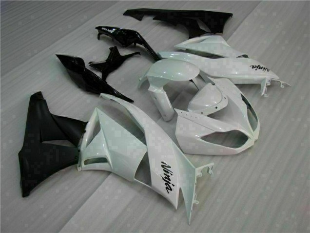 White Black 2009-2012 ZX6R Motorcycle Fairing White Black 2009-2012 ZX6R Motorcycle Fairing