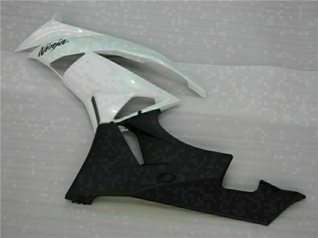 White Black 2009-2012 ZX6R Motorcycle Fairing White Black 2009-2012 ZX6R Motorcycle Fairing