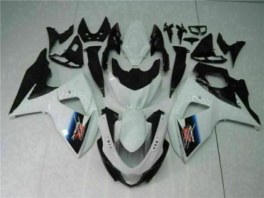 White Black 2009-2016 GSXR 1000 Motorcycle Bodywork