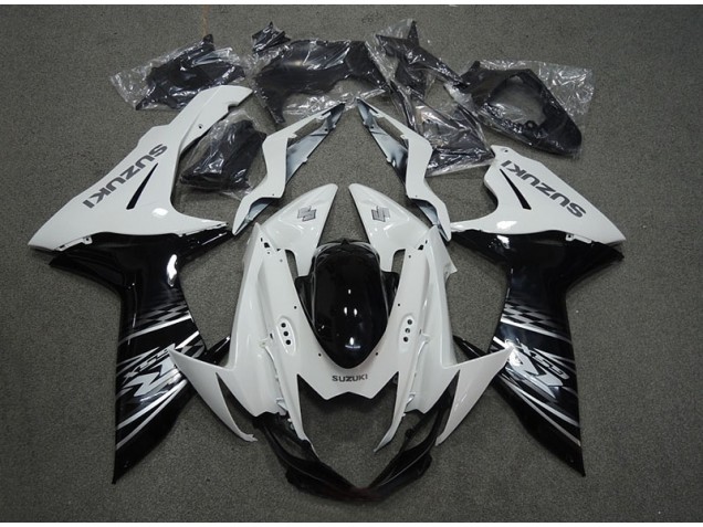 White Black 2011-2021 GSXR 750 Motorcycle Fairing White Black 2011-2021 GSXR 750 Motorcycle Fairing