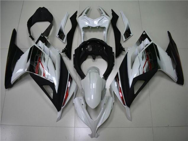 White Black 2013-2016 EX300 Motorcycle Fairings White Black 2013-2016 EX300 Motorcycle Fairings