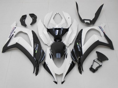 White Black 2016-2019 ZX10R Motorcycle Fairings