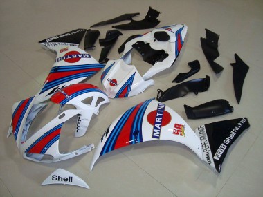White Black Martini 2012-2014 YZF R1 Motorcycle Fairings
