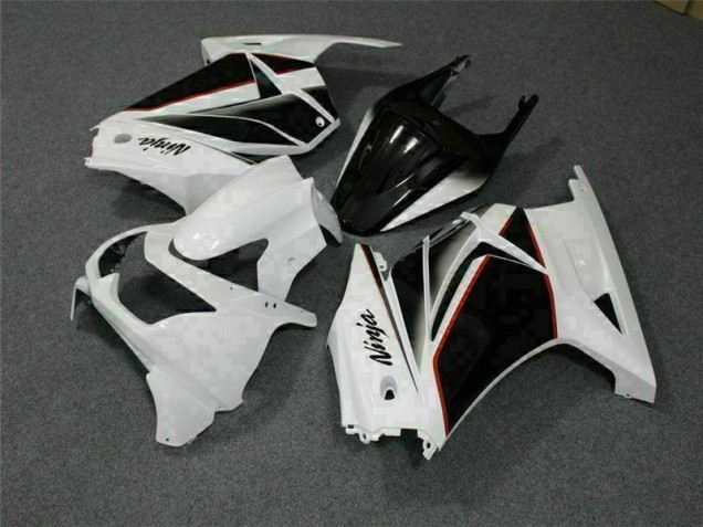 White Black Ninja 2008-2012 EX250 Motorcycle Fairing