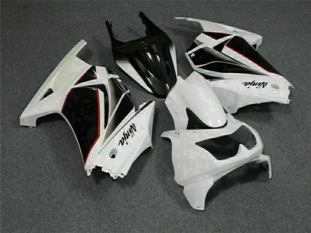 White Black Ninja 2008-2012 EX250 Motorcycle Fairing