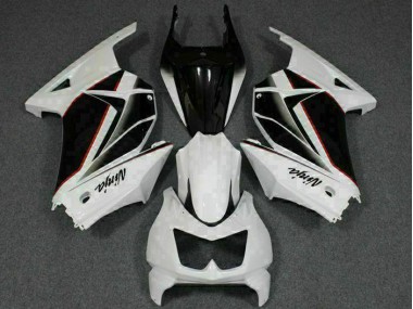 White Black Ninja 2008-2012 EX250 Motorcycle Fairing