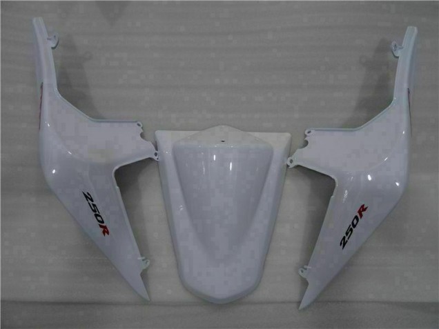 White Black Ninja 2008-2012 EX250 Motorcycle Fairings