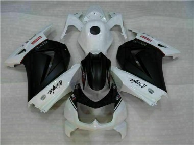 White Black Ninja 2008-2012 EX250 Motorcycle Fairings