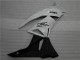 White Black Ninja 2009-2012 ZX6R Motorcycle Fairings White Black Ninja 2009-2012 ZX6R Motorcycle Fairings