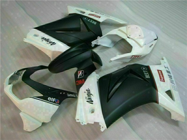White Black Ninja 3M 2008-2012 EX250 Motorcycle Fairings White Black Ninja 3M 2008-2012 EX250 Motorcycle Fairings