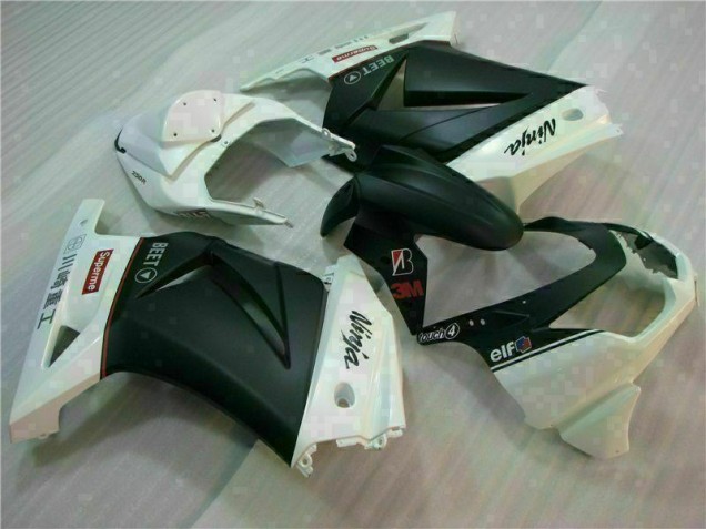 White Black Ninja 3M 2008-2012 EX250 Motorcycle Fairings White Black Ninja 3M 2008-2012 EX250 Motorcycle Fairings