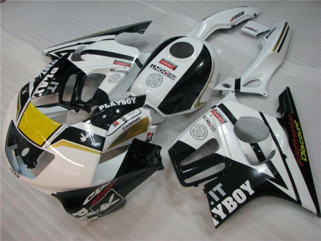 White Black Playboy 1995-1998 CBR600 F3 Motorcycle Fairings White Black Playboy 1995-1998 CBR600 F3 Motorcycle Fairings
