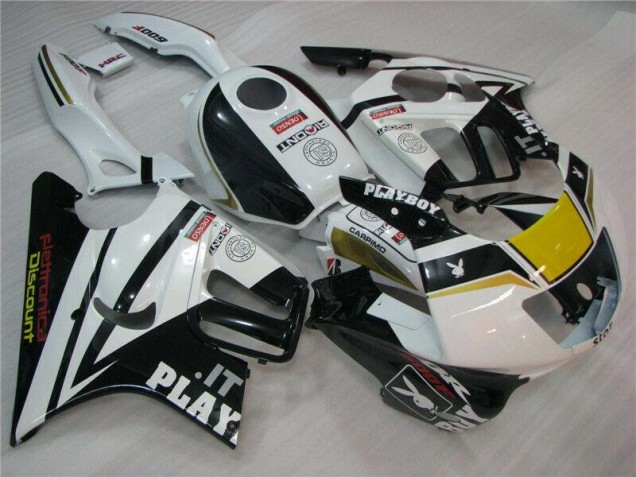 White Black Playboy 1995-1998 CBR600 F3 Motorcycle Fairings White Black Playboy 1995-1998 CBR600 F3 Motorcycle Fairings