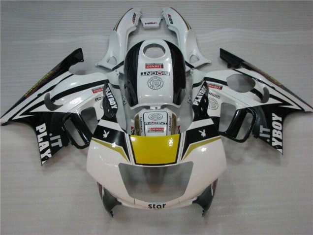 White Black Playboy 1995-1998 CBR600 F3 Motorcycle Fairings White Black Playboy 1995-1998 CBR600 F3 Motorcycle Fairings