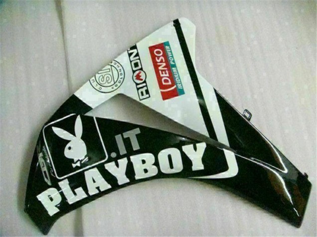 White Black Playboy 2008-2011 CBR1000RR Motorcycle Fairing White Black Playboy 2008-2011 CBR1000RR Motorcycle Fairing