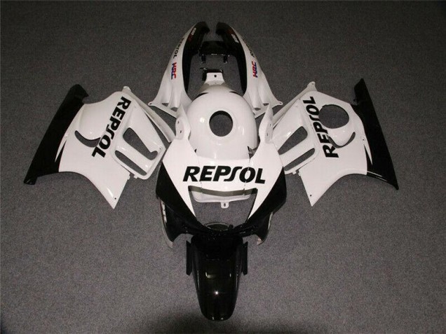 White Black Repsol 1995-1998 CBR600 F3 Motorcycle Fairings White Black Repsol 1995-1998 CBR600 F3 Motorcycle Fairings