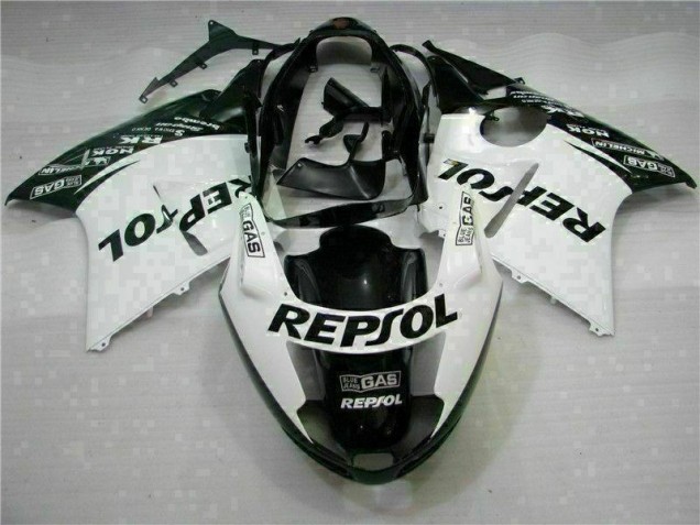 White Black Repsol 1996-2007 CBR1100XX Motorcycle Fairings White Black Repsol 1996-2007 CBR1100XX Motorcycle Fairings