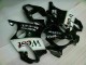 White Black West 2001-2003 CBR600 F4i Motorcycle Fairings White Black West 2001-2003 CBR600 F4i Motorcycle Fairings