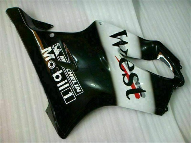 White Black West 2001-2003 CBR600 F4i Motorcycle Fairings White Black West 2001-2003 CBR600 F4i Motorcycle Fairings
