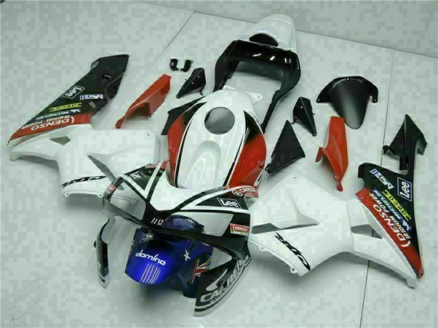White Blue 2003-2004 CBR600RR Motorcycle Fairings White Blue 2003-2004 CBR600RR Motorcycle Fairings