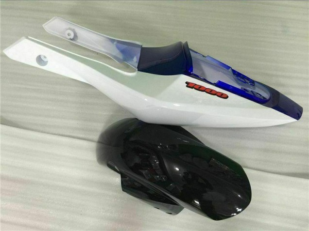 White Blue 2003-2004 GSXR 1000 Motorcycle Fairings White Blue 2003-2004 GSXR 1000 Motorcycle Fairings