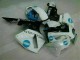 White Blue 2005-2006 CBR600RR Motorcycle Fairing White Blue 2005-2006 CBR600RR Motorcycle Fairing