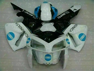 White Blue 2005-2006 CBR600RR Motorcycle Fairing