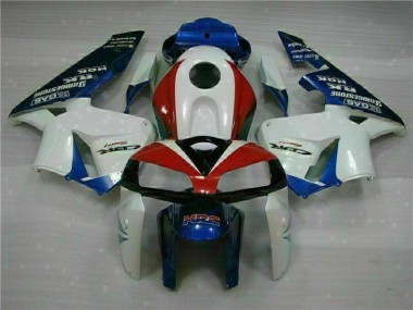 White Blue 2005-2006 CBR600RR Motorcycle Fairings