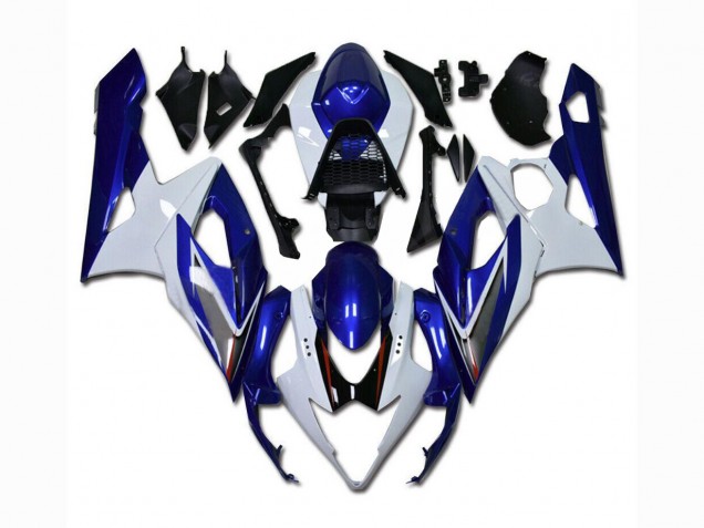 White Blue 2005-2006 GSXR 1000 Motorcycle Bodywork White Blue 2005-2006 GSXR 1000 Motorcycle Bodywork