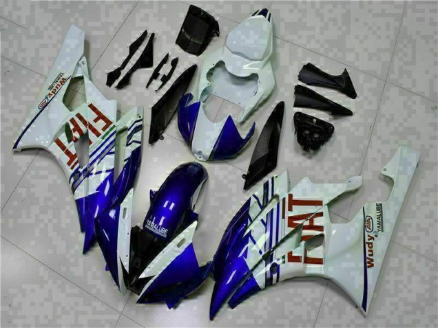 White Blue 2006-2007 YZF R6 Motorcycle Fairings White Blue 2006-2007 YZF R6 Motorcycle Fairings