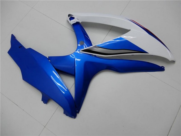 White Blue 2008-2010 GSXR 600/750 Motorcycle Fairing White Blue 2008-2010 GSXR 600/750 Motorcycle Fairing