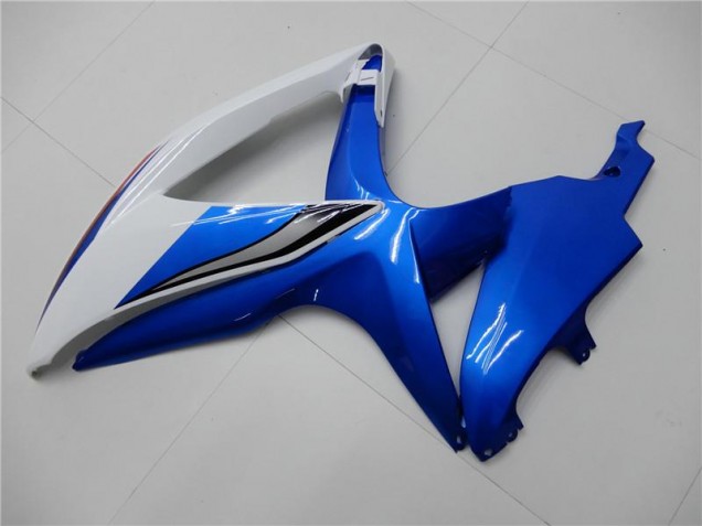 White Blue 2008-2010 GSXR 600/750 Motorcycle Fairing White Blue 2008-2010 GSXR 600/750 Motorcycle Fairing