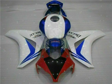 White Blue 2008-2011 CBR1000RR Full Motorcycle Fairing Kits