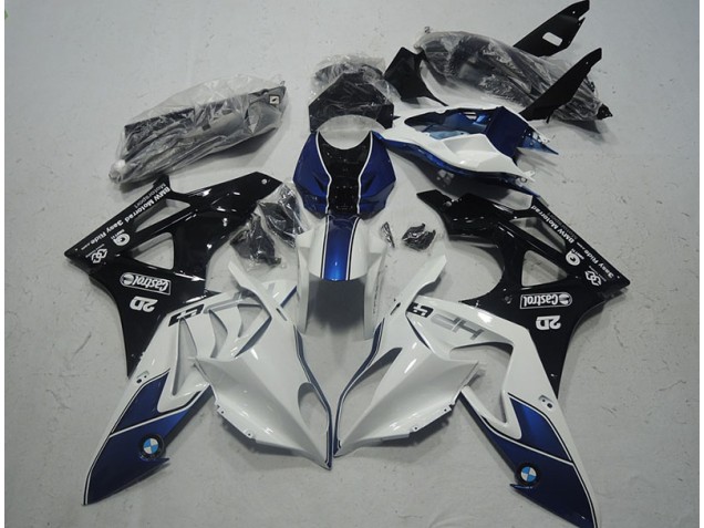 White Blue 2009-2014 S1000RR Motorcycle Fairing White Blue 2009-2014 S1000RR Motorcycle Fairing