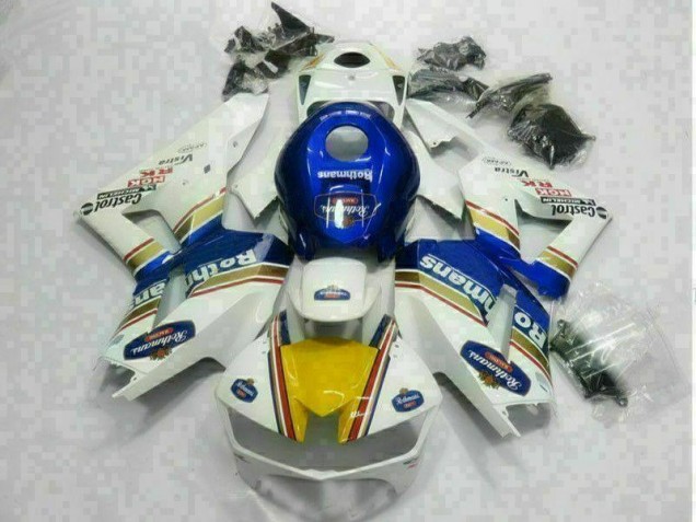 White Blue 2013-2021 CBR600RR Motorcycle Fairings White Blue 2013-2021 CBR600RR Motorcycle Fairings