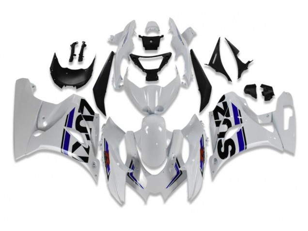 White Blue 2017-2021 GSXR 1000 Motorcycle Fairings White Blue 2017-2021 GSXR 1000 Motorcycle Fairings