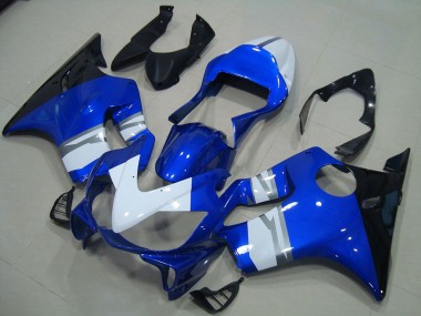 White Blue Black 2001-2003 CBR600 F4i Motorcycle Fairings