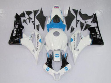 White Blue Black 2007-2008 CBR600RR Motorcycle Fairings