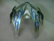 White Blue Flame 2005-2006 CBR600RR Motorcycle Fairings