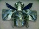 White Blue Flame 2005-2006 CBR600RR Motorcycle Fairings