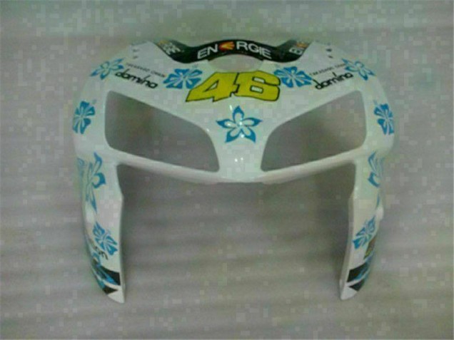 White Blue Nastro Azzurro 46 2005-2006 CBR600RR Motorcycle Fairing White Blue Nastro Azzurro 46 2005-2006 CBR600RR Motorcycle Fairing