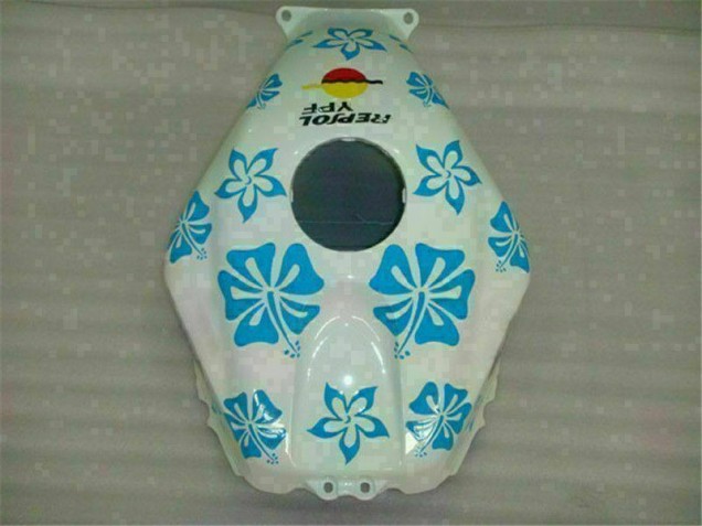 White Blue Nastro Azzurro 46 2005-2006 CBR600RR Motorcycle Fairing White Blue Nastro Azzurro 46 2005-2006 CBR600RR Motorcycle Fairing