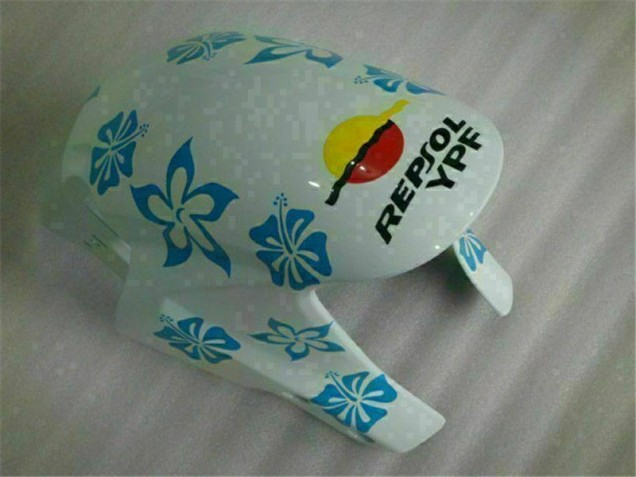 White Blue Nastro Azzurro 46 2005-2006 CBR600RR Motorcycle Fairing White Blue Nastro Azzurro 46 2005-2006 CBR600RR Motorcycle Fairing