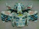 White Blue Nastro Azzurro 46 2005-2006 CBR600RR Motorcycle Fairing White Blue Nastro Azzurro 46 2005-2006 CBR600RR Motorcycle Fairing