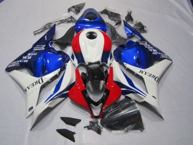 White Blue Red DREAM 2009-2012 CBR600RR Motorcycle Fairings