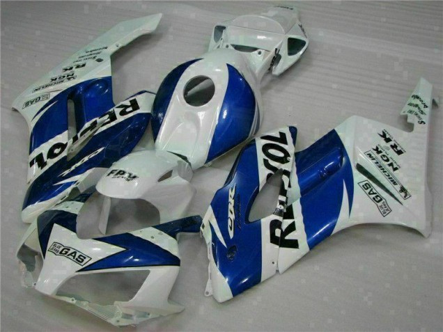 White Blue Repsol 2004-2005 CBR1000RR Motorcycle Fairings White Blue Repsol 2004-2005 CBR1000RR Motorcycle Fairings