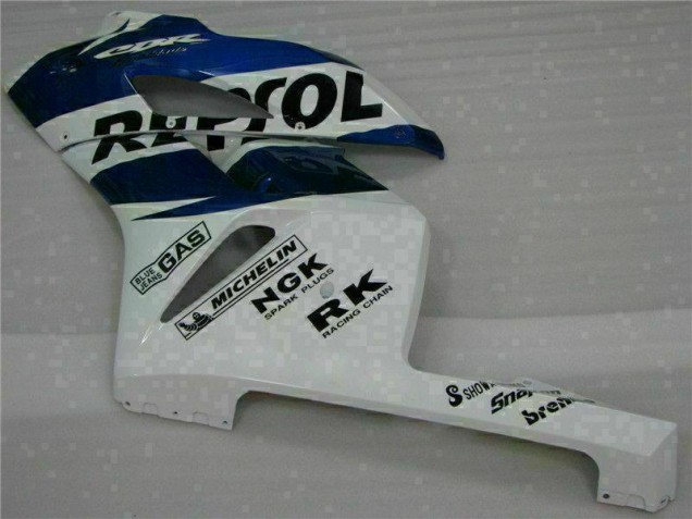 White Blue Repsol 2004-2005 CBR1000RR Motorcycle Fairings White Blue Repsol 2004-2005 CBR1000RR Motorcycle Fairings