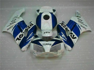 White Blue Repsol 2004-2005 CBR1000RR Motorcycle Fairings